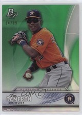 2016 Bowman Platinum Platinum Presence Green 4/99 Daz Cameron #PP-6 lz7