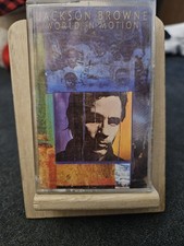 World in Motion Jackson Browne Cassette 1989 Elektra Entertainment Vintage Find