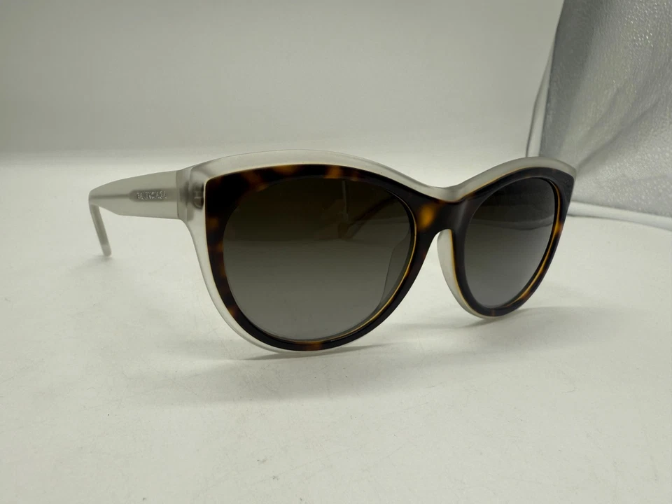 Gafas de sol Balenciaga blancas/marrones BA 65 56B Cateye 56 - 18 - 140 Foto 3 de 4