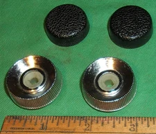 Vintage Auto Radio Knobs set of (4) (1970's)