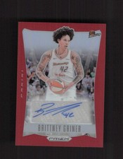 2024 Prizm WNBA #TB-BG Brittney Griner Throwback Signatures Red /99 AUTO