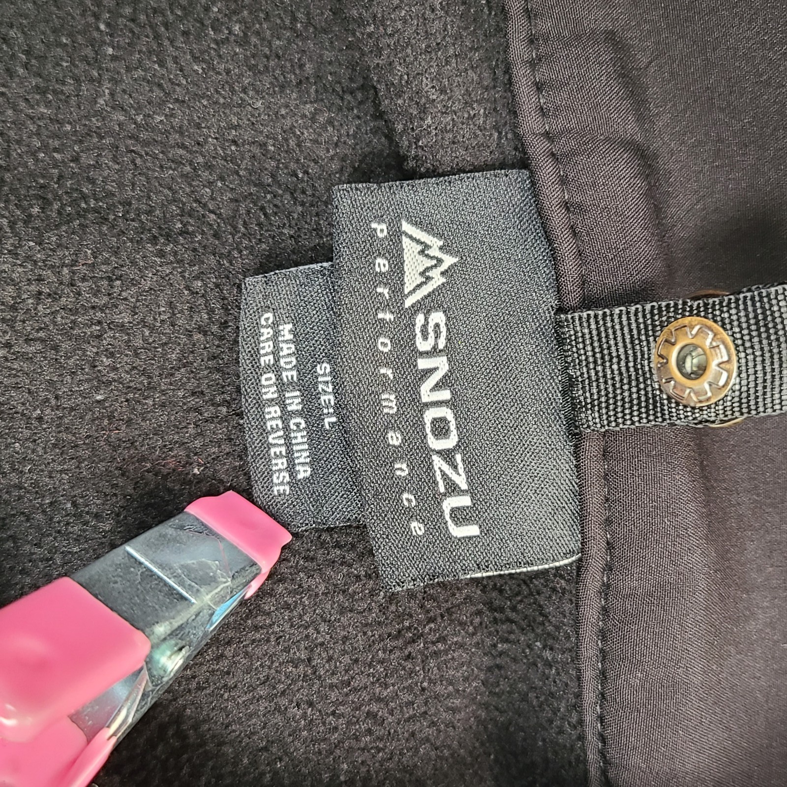 Snozu Jacket Mens Large Brown Softshell Fleece Li… - image 6