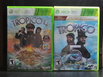 Tropico 4 & Tropico 5 Lot Xbox 360 Preowned Excellent Condition CIB