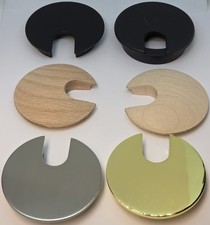 3" - 2.5" HOLE Cast Desk Grommet hole cover fancy cap top heavy zinc alloy brass
