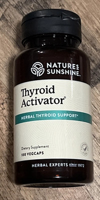 Nature's Sunshine Thyroid Activator, 100 Capsules, Herbal Thyroid Support