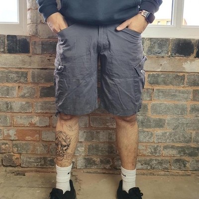 Ecko Unltd. Cargo Shorts W32 Herren grau LA8