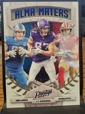 2024 Panini Prestige #9 George Kittle LaPorta Hockenson Alma Maters Blue 109/249