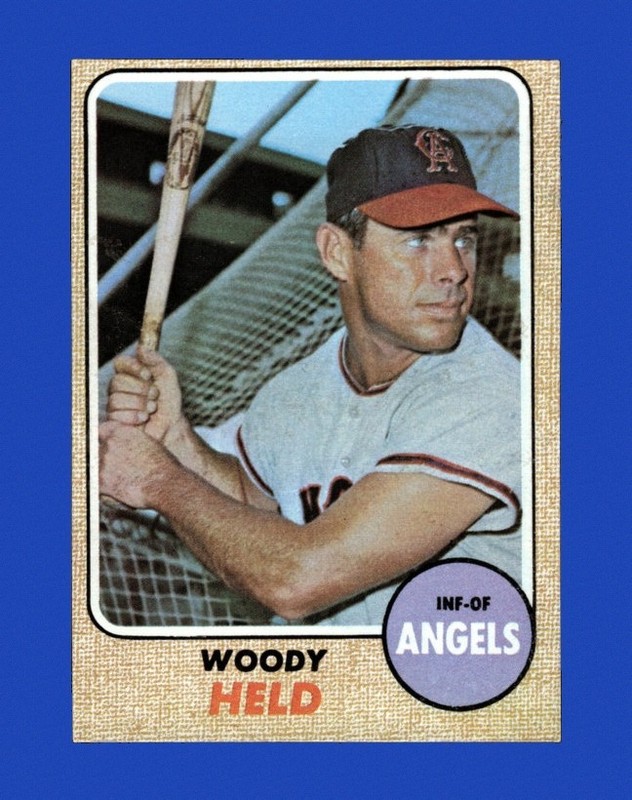 1968 Topps Set-Break #289 Woodie Held EX-EXMINT *GMCARDS*