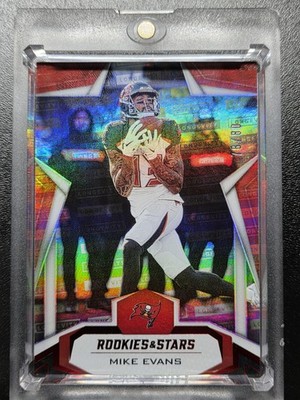 MIKE EVANS Rare Holo Refractor Investment Card Panini Sp Buccaneers #/80