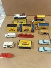 VINTAGE LESNEY MATCHBOX BUNDLE - PLAYWORN VEHICLES - DAMAGED ORIGINAL BOXES