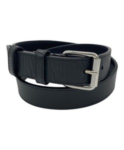 Comme des Garcons Black Textured Belt leather sz 80 Vintage Comme Des Garcons Black Leather Belt SZ 80 NEW WITH  main image 3