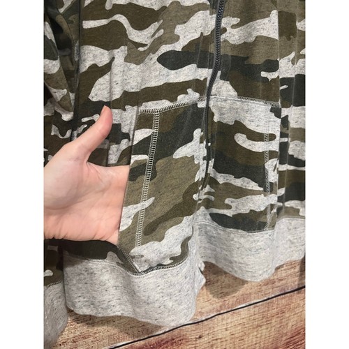 Nike Youth Full Zip Camo Hoodie Light Jacket Unisex Boy Girl Size Large EUC - Picture 3 of 7
