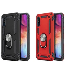 For Samsung Galaxy A10e Case Ring Holder Kickstand Cover Metallic CarMount Plate