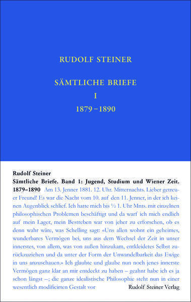 Thumbnail - Sämtliche Briefe | Rudolf Steiner | 2020 | Deutsch