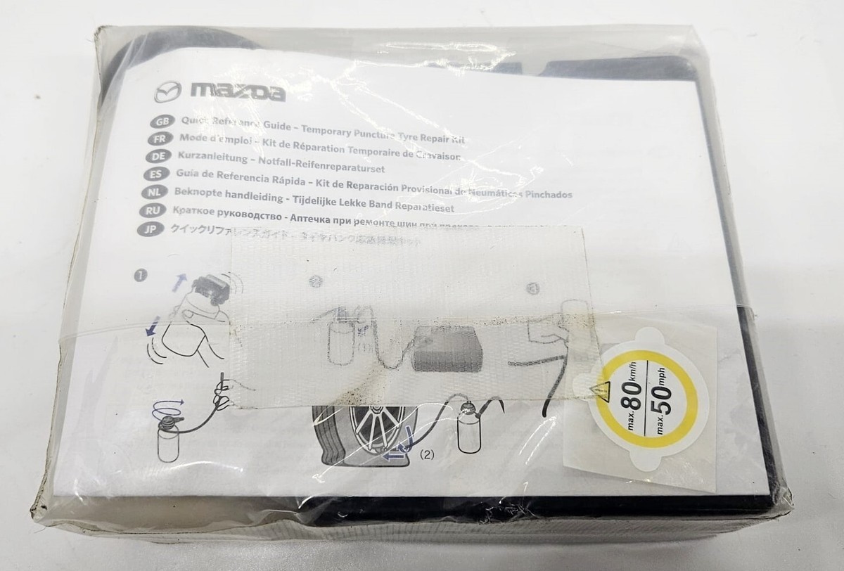 Mazda Tyre Inflator Set Kit Petrol Hybrid 2021 XM80 for