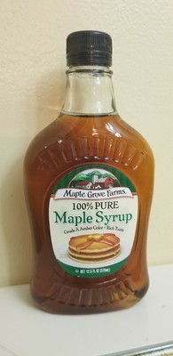 Best Maple Syrup 2021 Maple Grove Farms 100% Pure Maple Syrup 12.5 oz Best By Jan 2021 