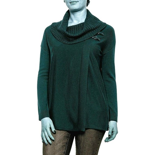 Ellen Tracy Sz L Extra Fine Merino Wrap 