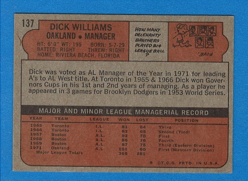 1972 Topps Baseball High Grade U-Pick to complete your set - 第 181/451 張圖片
