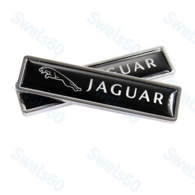 Luxury New Auto Car Body Fender Metal Badge For JAGUAR Sticker Decal 2PCS
