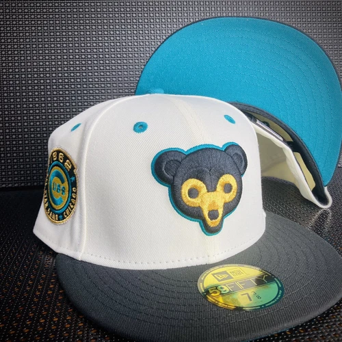 New Era 59fifty - Tropics DROP Pack - Cubs Bear  Sz 7 3/8 Fitted - Hat Club