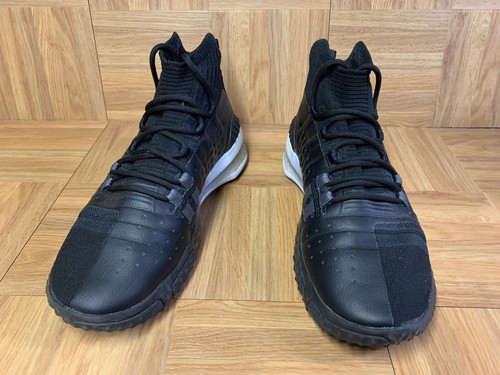 RARE🔥 Under Armour Project Rock 1 Training Sz 9 Men's Black Blood Sweat Respect - Picture 4 of 12