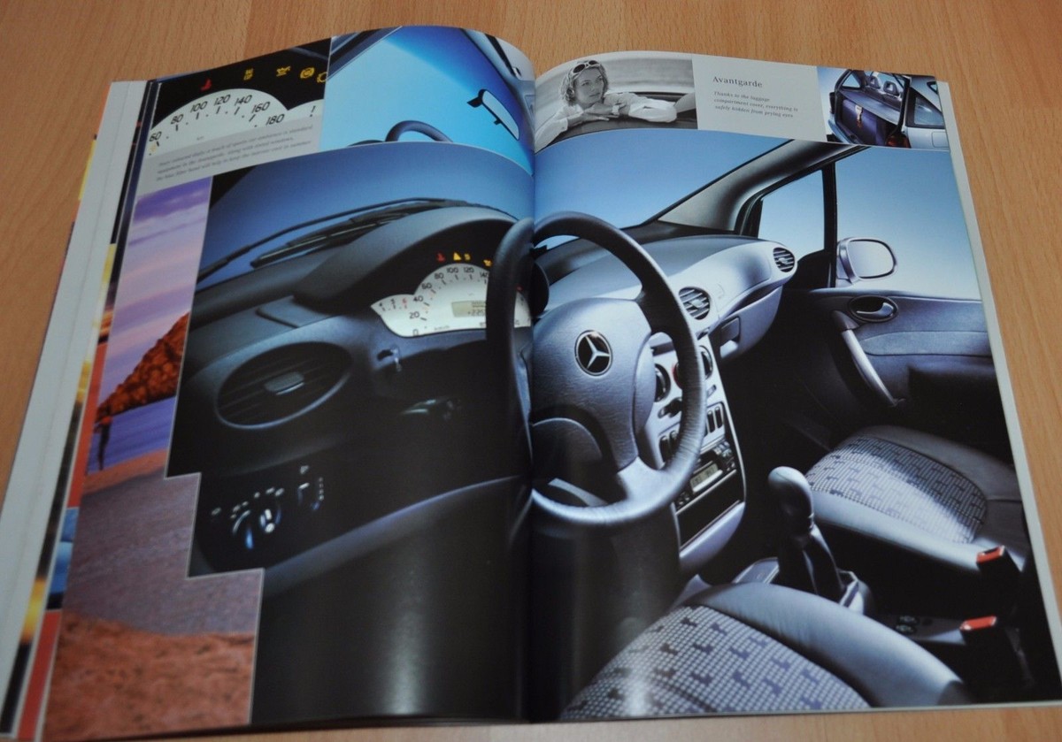 Mercedes Benz A-Class W168 Brochure Prospekt 0298 | eBay