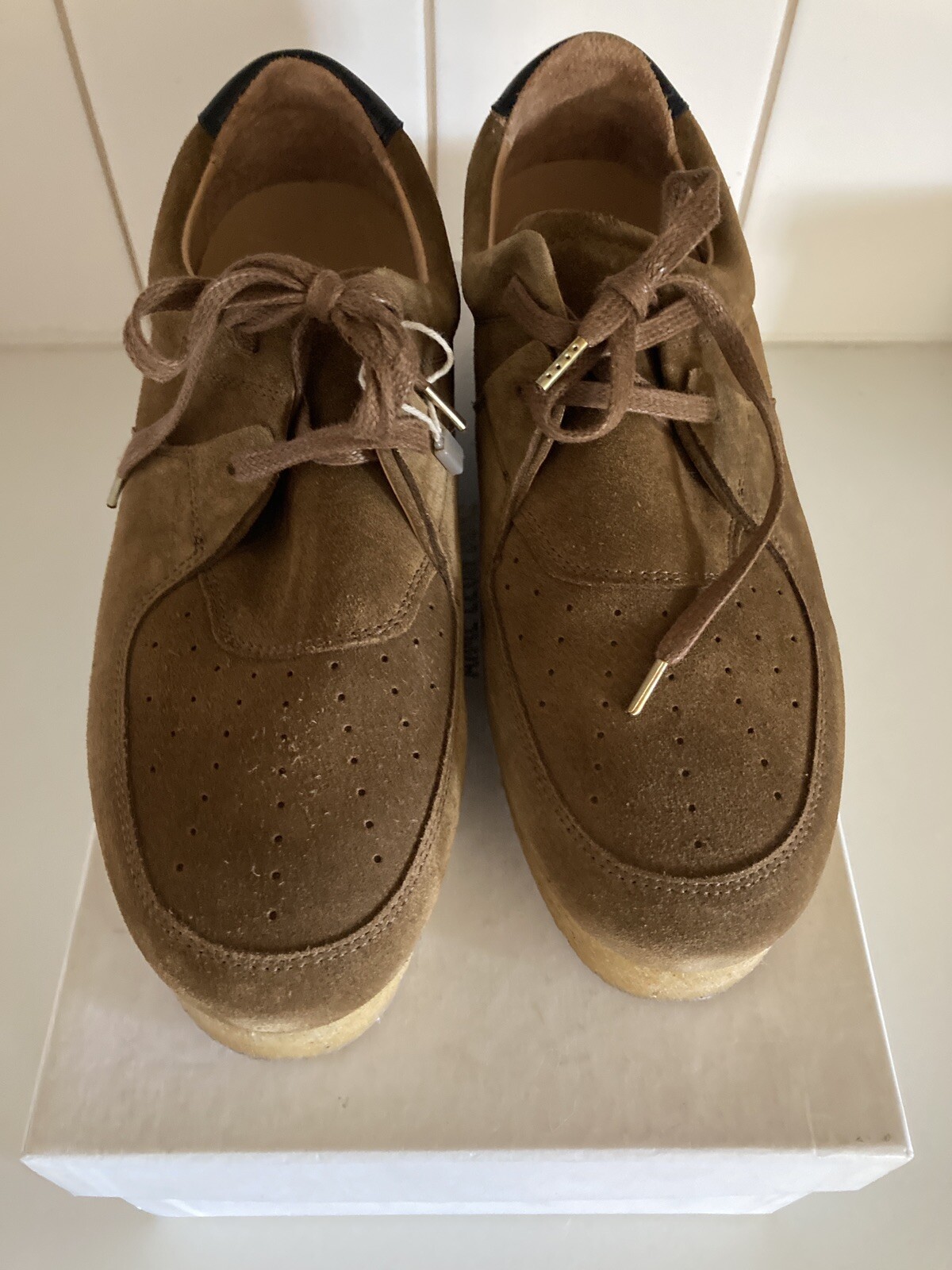 SAOLA Scarpe Wallabe nuove con scatola Aime Leon Dore cachi Q27 taglia 9 42