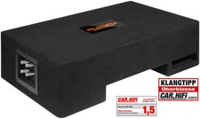 MUSWAY MF-108Q 20cm Flach-Subwoofer Auto Bassbox klein downfire 400 Watt