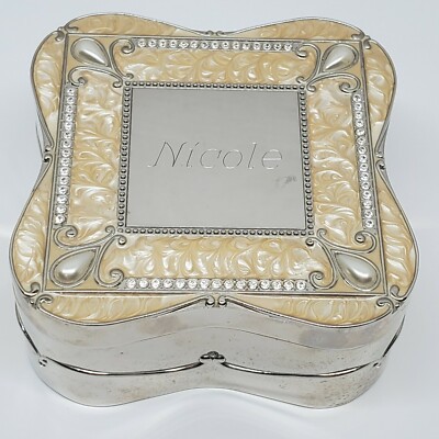 Things Remembered Trinket Box Ft Swarovski Crystal Components