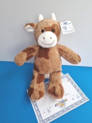 Build A Bear braune Kuh Plüsch neu mit Etikett Dies ist die Kuh, die Sie erhalten werden 