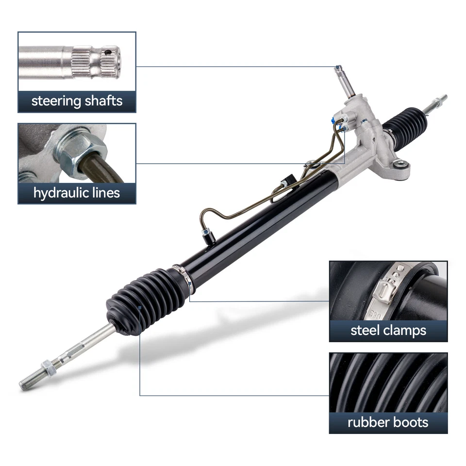 Power Steering Rack and Pinion Assembly for 1996 1997 1998 1999 2000 Honda Civic - Изображение 2 из 4