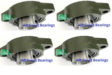  Qty.4 SBLF205-16 Two Bolt Flange Bearing 1 ID SBLF205 Double Seal Set Screw