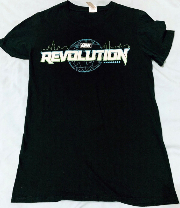 AEW REVOLUTION 2020 I WAS THERE PPV SHIRT S ROH WWF WWE TNA NXT IMPACT PUNK CODY