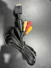 Genuine OEM Original Sony PlayStation PS1 PS2 AV Audio Video Cable RCA Component