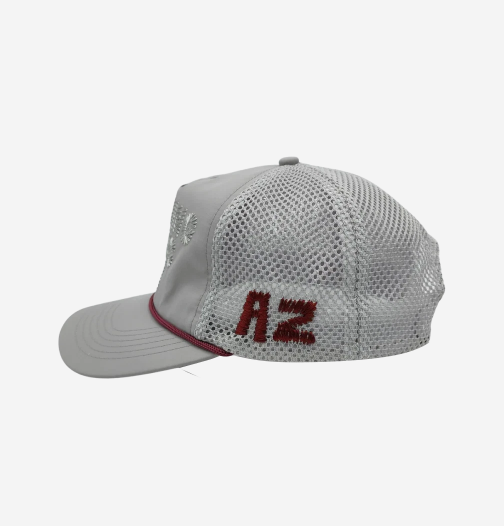 Alex Zono Running Loves You Trucker Hat, Silver (100% Authentic