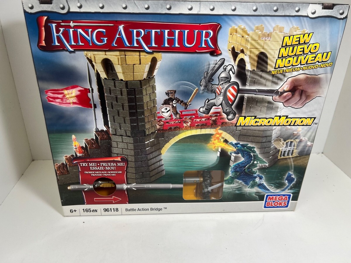 VINTAGE 2008 MEGA BLOKS KING ARTHUR BATTLE ACTION BRIDGE #96118