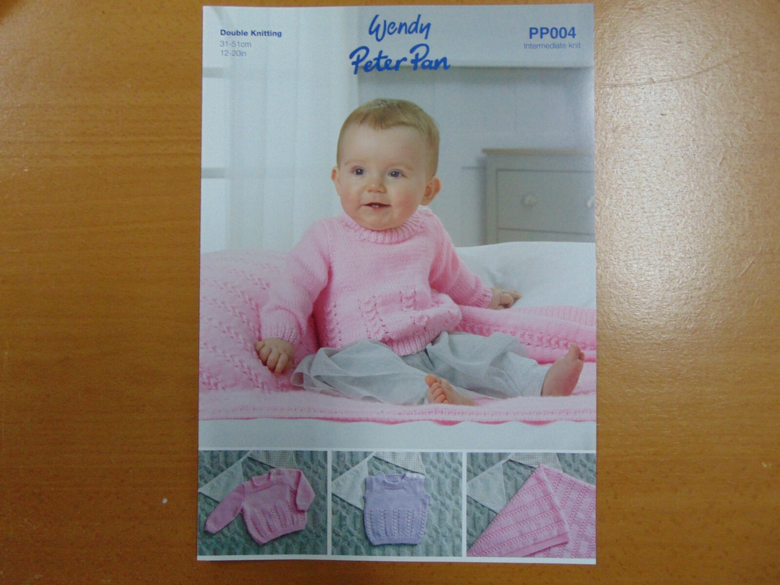 Wendy Peter Pan Double Knitting Pattern PP004 Sweater, Slipover and Blanket