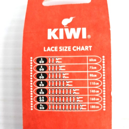 Kiwi Kids Sport Shoe Laces Oval White 36” or 45" 1 Pair 5-6 Eyelets - Picture 5 of 7