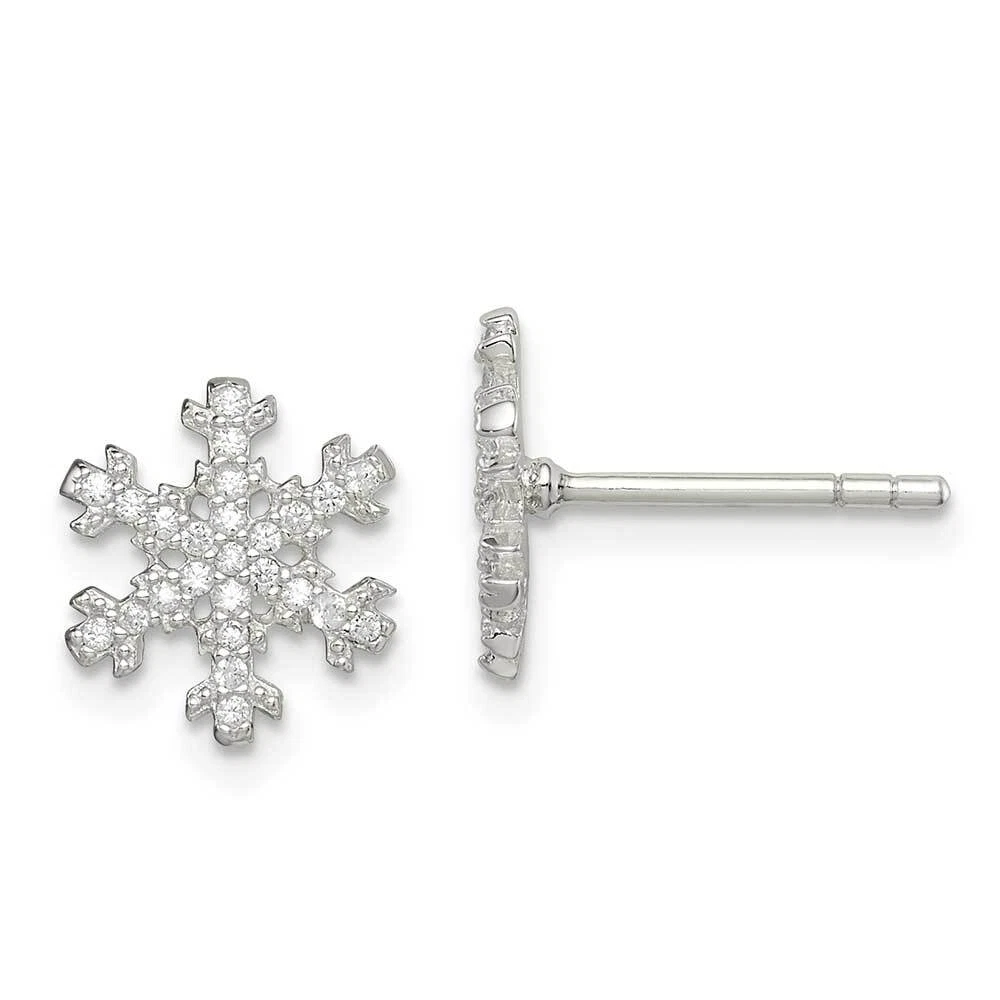 Snowflake post hotsell earrings