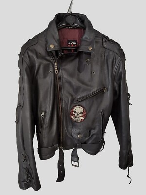  Motorrad Lederjacke Nagel Herren A-pro