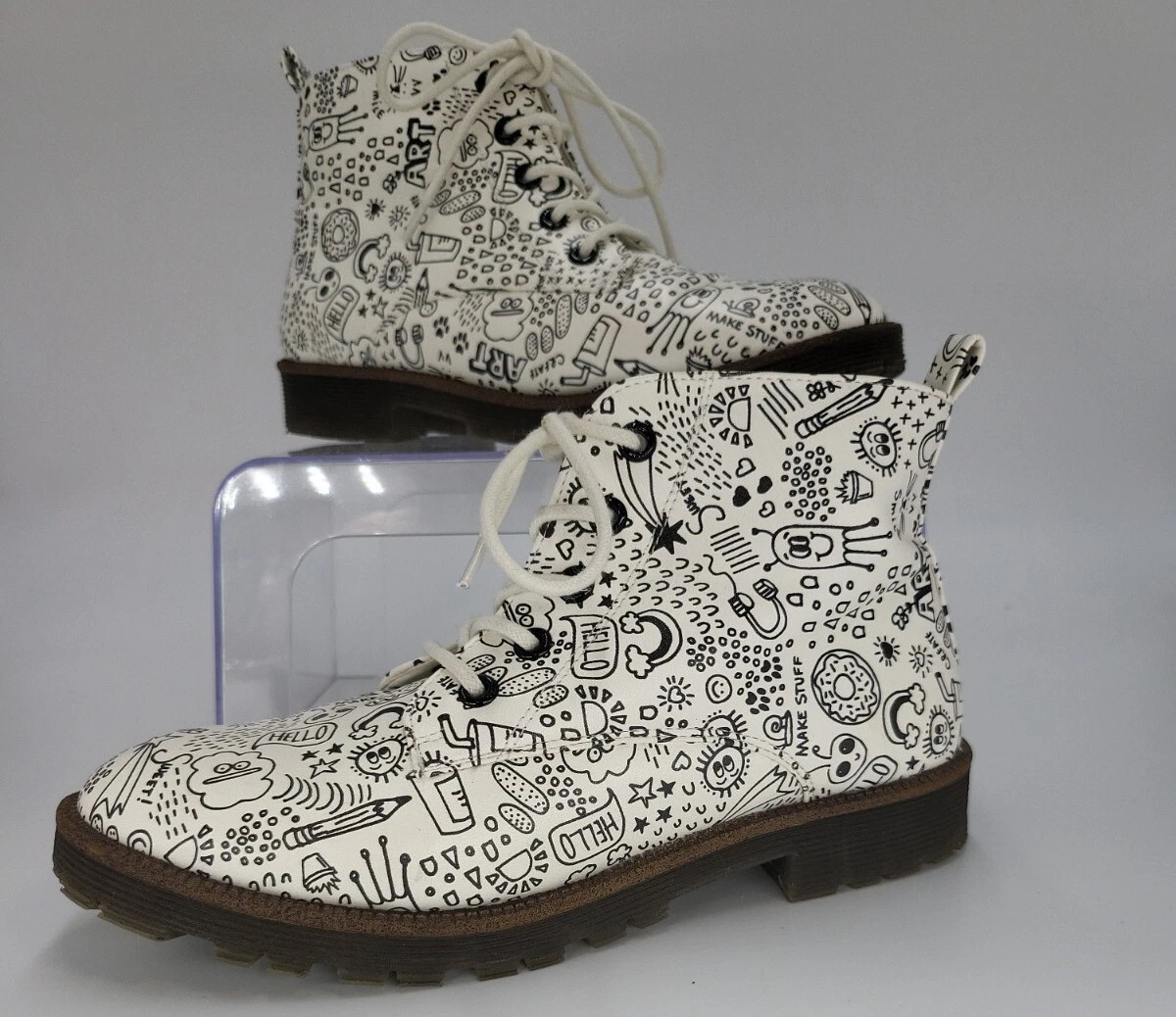 Girls doc martin style cheap boots