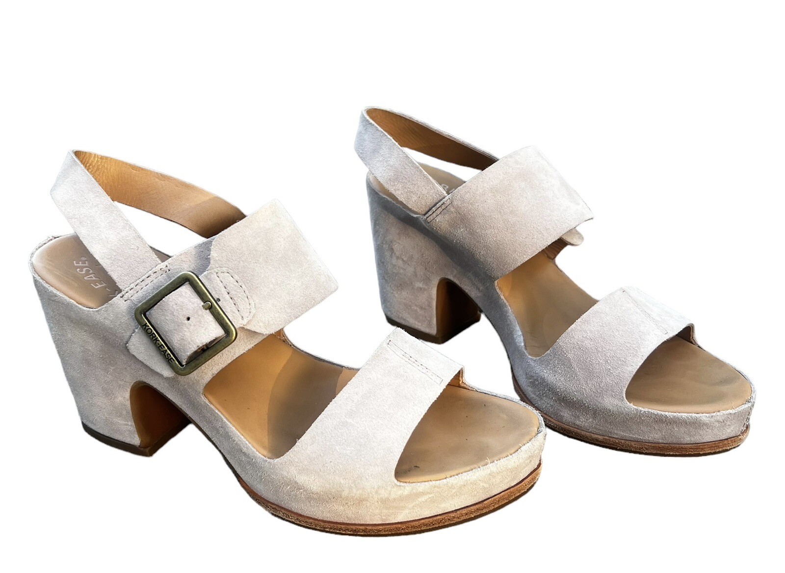 KorkEase San Carlos Natural Wedge Light Pink Suede S… Gem