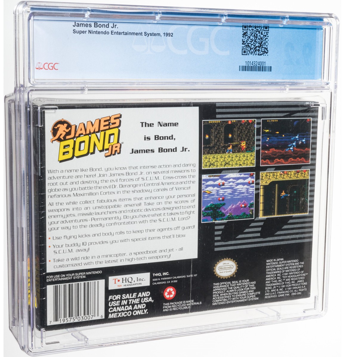 James Bond Jr. (Super Nintendo Entertainment System, 1992) for