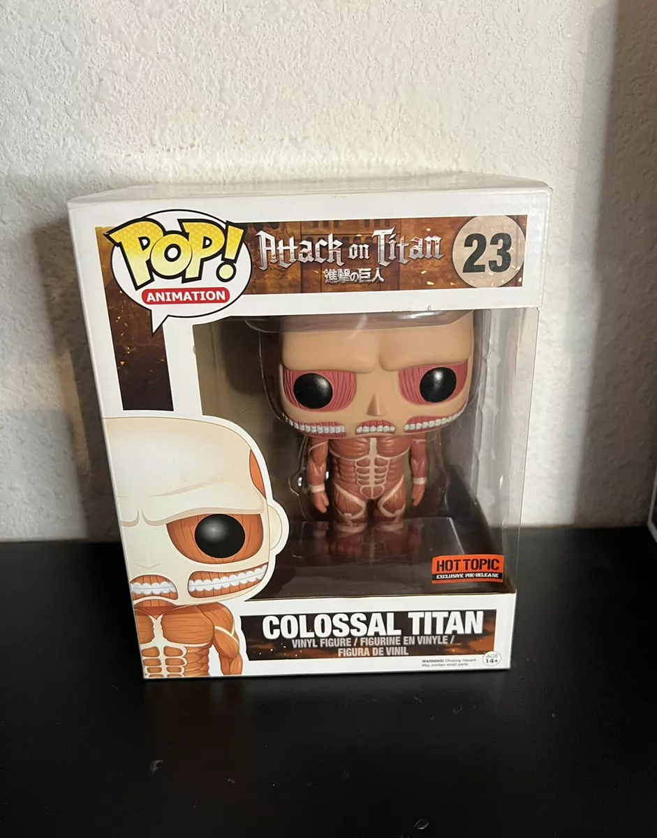 Funko pop attack on clearance titan colossal titan