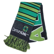Ruffneck Seattle Sounders FC MLS Soccer Acrylic Scarf GOAL! EXCELLENT 