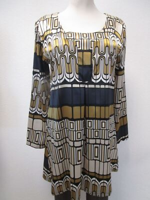 Dyanne by C&A Damen Kleid ähnlich Satin schwarz/beige Gr.40 (Z125)