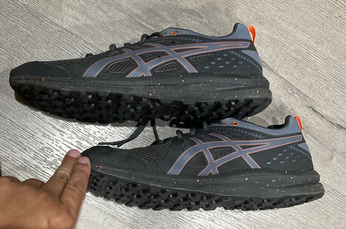 ASICS Mens Size 12 Torrance Trail Graphite Gray Athletic  display picture 1
