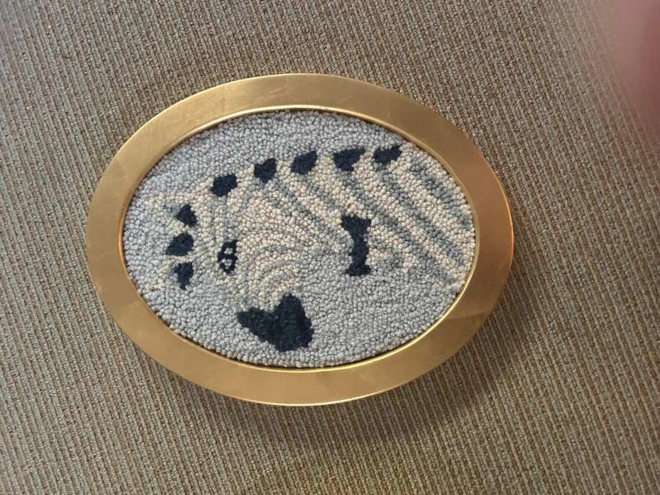 arte colgante de pared cebra niños granero de cerámica Foto 3 de 3