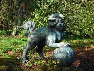 Photo 6x4 Batsford Arboretum (04) - Foo Dog statue, Batsford, Glos This b c2013