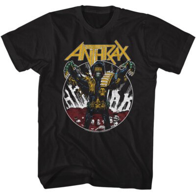 Anthrax Judge Dredd Tall T-shirt